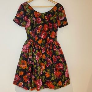 Laura Ashley Floral Cotton Dress